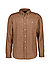 Hemd, Custom, Reines Leinen, dunkelbraun - dunkelbraun