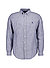 Hemd, Custom, Reines Leinen, Button-Down, navy gestreift - navy