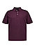 Polo-Shirt, Strick, aubergine - aubergine