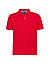 Polo-Shirt, Baumwoll-Piqué, rot - rot