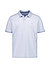 Polo-Shirt, Baumwoll-Piqué, hellblau meliert - new breeze