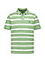Polo-Shirt, Baumwoll-Piqué, avocado-ecru gestreift - avocado