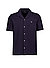 Kurzarmhemd, Baumwoll-Piquè, Revers, navy - navy