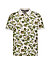 Polo-Shirt, Baumwoll-Piqué, grau floral - grau