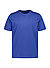 T-Shirt, Bio Baumwolle, blau - blau
