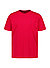 T-Shirt, Bio Baumwolle, rot - rot