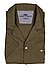 Kurzarmhemd, Reines Leinen, Revers, khaki - khaki