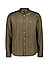 Hemd, Reines Leinen, Stehkragen, khaki - khaki