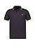 Polo-Shirt Tennis, Performance-Piquè, anthrazit - anthrazit