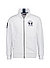 Sweatjacke, Baumwolle, weiß - weiß