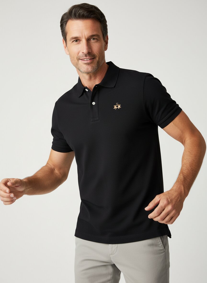 LA MARTINA Polo-Shirt CCMP12/PK001/09999