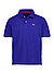 Polo-Shirt, Baumwoll-Stretch, blau - blau