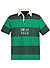 Polo-Shirt, Baumwoll-Jersey, grün gestreift - grün-dunkelgrün