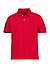 Polo-Shirt, Baumwoll-Stretch, rot - rot