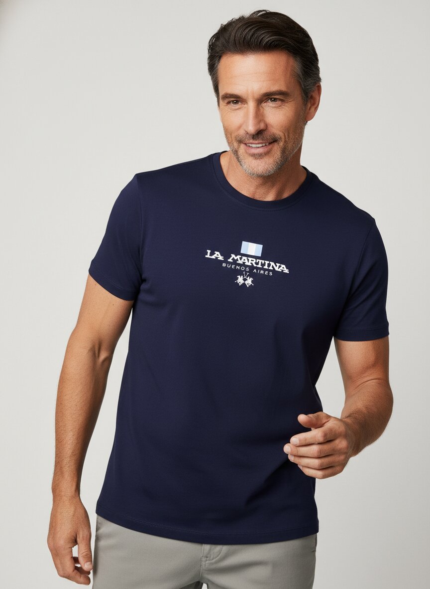 LA MARTINA T-Shirt MCR304/JS388/07017