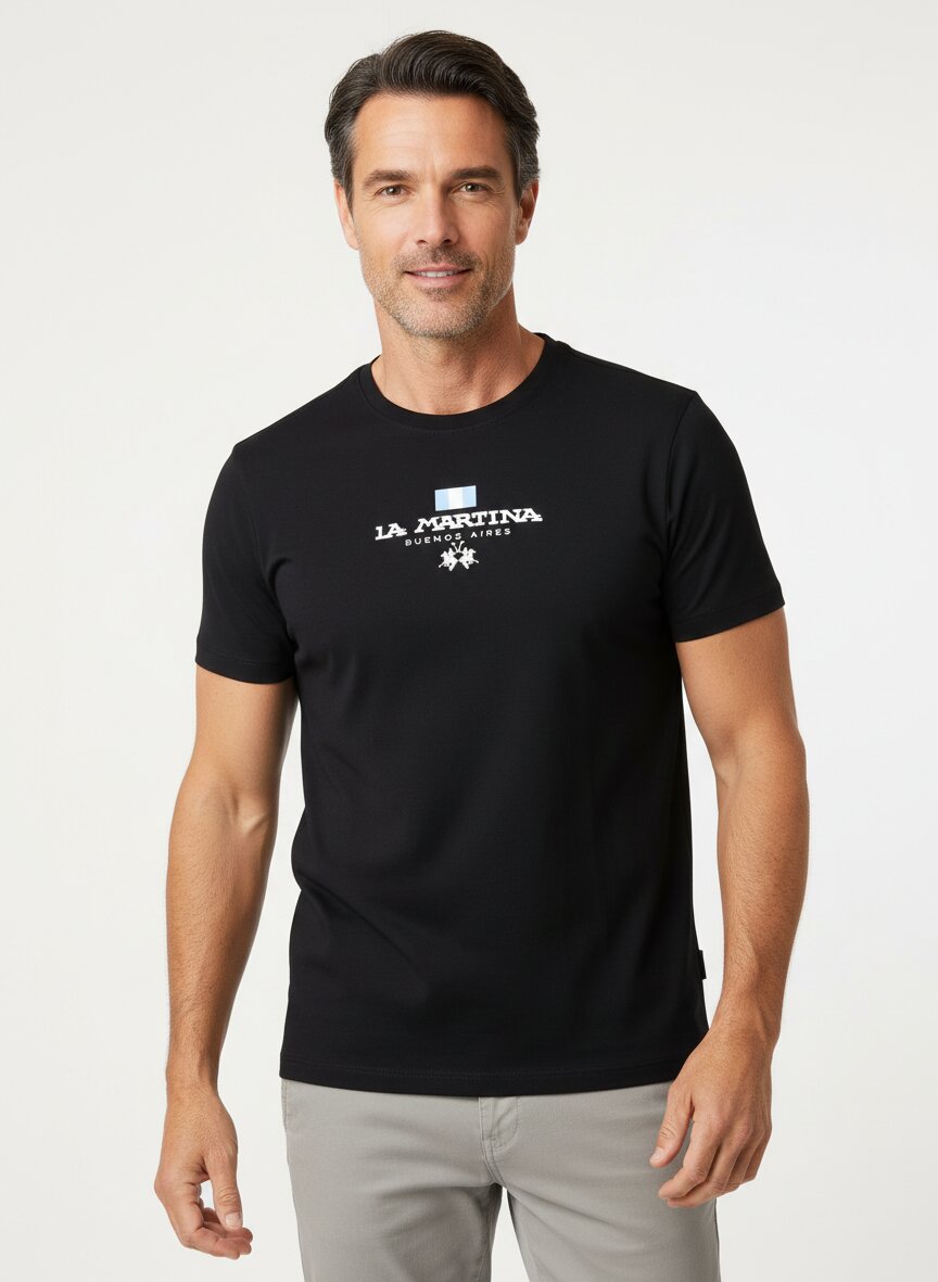 LA MARTINA T-Shirt MCR304/JS388/09999