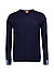 Pullover Adam, Wolle-Seide, navy - navy