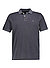 Polo-Shirt, Regular Fit, Bio Baumwoll-Piqué, grau - grey morn