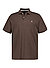 Polo-Shirt, Regular Fit, Baumwoll-Piqué, dark nickle - dark nickle