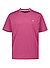 T-Shirt, Regular Fit, Bio Baumwolle, fuchsia - acai red