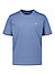 T-Shirt, Regular Fit, Bio Baumwolle, stormy blue - stormy blue