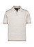 Polo-Shirt, Strick, sand meliert - chalky sand