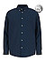 Hemd, Big&Tall, Bio Baumwolle, Button-Down, navy - navy