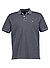 Polo-Shirt, Regular Fit, Bio Baumwoll-Piqué, grau - grau