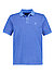 Polo-Shirt, Regular Fit, Bio Baumwoll-Piqué, azurblau - azure blue