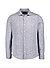 Hemd, Shaped, Reines Leinen, Kent, mittelblau meliert - medium blue-multi