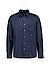 Hemd, Regular, Reines Leinen, Kent, Brusttasche, navy - navy