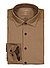 Hemd, Body Fit, Jersey schnelltrocknend, braun - braun