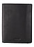 Geldbörse Ladon, Leder, schwarz - schwarz