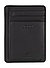 Kartenbörse Itys, Leder, schwarz - schwarz