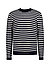 Pullover Mailor, Baumwolle, dunkelblau gestreift - dunkelblau