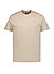 T-Shirt, Bio Baumwolle, braunbeige meliert - braun