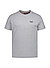 T-Shirt, Bio Baumwolle, grau meliert - grau