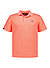 Polo-Shirt, Baumwoll-Piqué, neonorange - neonkoralle