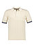 Polo-Shirt, Bio Baumwoll-Strick, beige strukturiert - beige