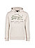 Hoodie, Baumwoll-Stretch, beige - beige