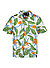 Kurzarmhemd, Modal-Baumwolle, floral - multicolor