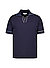 Polo-Shirt, Strick, nachtblau - nachtblau