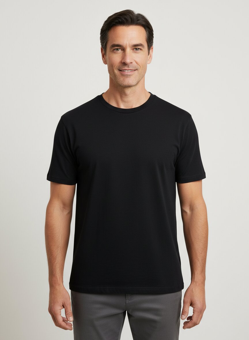 American Vintage T-Shirt MFIZ25B/noir Image 1