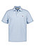 Polo-Shirt, Baumwoll-Piqué, blau - blau
