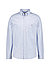 Hemd, Regular, Popeline, Button-Down, Brusttasche, hellblau kariert - hellblau