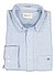 Hemd, Regular, Leinen-Baumwolle, Button-Down, Brusttasche, hellblau - hellblau