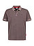 Polo-Shirt Ambrosian, Bio Baumwoll-Piquè, dunkelbraun - dunkelbraun