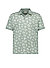 Polo-Shirt, Baumwoll-Piqué, Print, salbei-beige - salbei