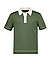 Polo-Shirt, Baumwolle-Modal, Strick, grün - grün