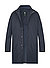 Mantel Ramiro, Mikrofaser wasserabweisend, dunkelblau - dunkelblau